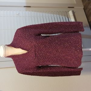 Coldwater Creek burgundy sweater